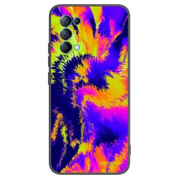 Picasee fekete szilikon tok az alábbi mobiltelefonokra OPPO Reno 5 5G - Burn