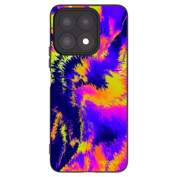 Picasee fekete szilikon tok az alábbi mobiltelefonokra Honor X8a - Burn