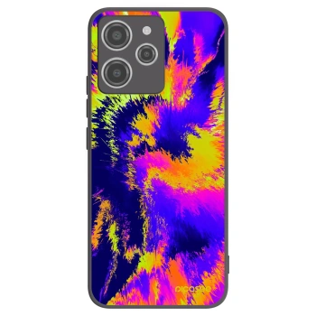 Picasee fekete szilikon tok az alábbi mobiltelefonokra Xiaomi Redmi 12 4G - Burn