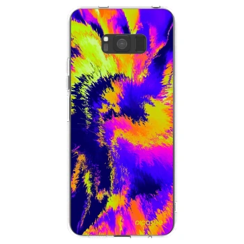 Picasee átlátszó szilikon tok az alábbi mobiltelefonokra Samsung Galaxy S8 G950F - Burn