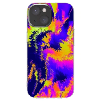 Picasee átlátszó szilikon tok az alábbi mobiltelefonokra Apple iPhone 15 - Burn