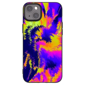 Picasee fekete szilikon tok az alábbi mobiltelefonokra Apple iPhone 15 Plus - Burn