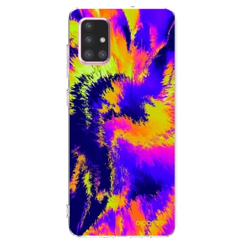 Picasee átlátszó szilikon tok az alábbi mobiltelefonokra Samsung Galaxy A71 A715F - Burn