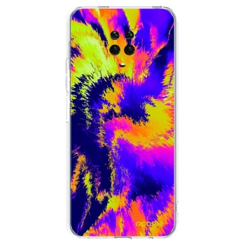 Picasee átlátszó szilikon tok az alábbi mobiltelefonokra Xiaomi Redmi Note 9 Pro - Burn