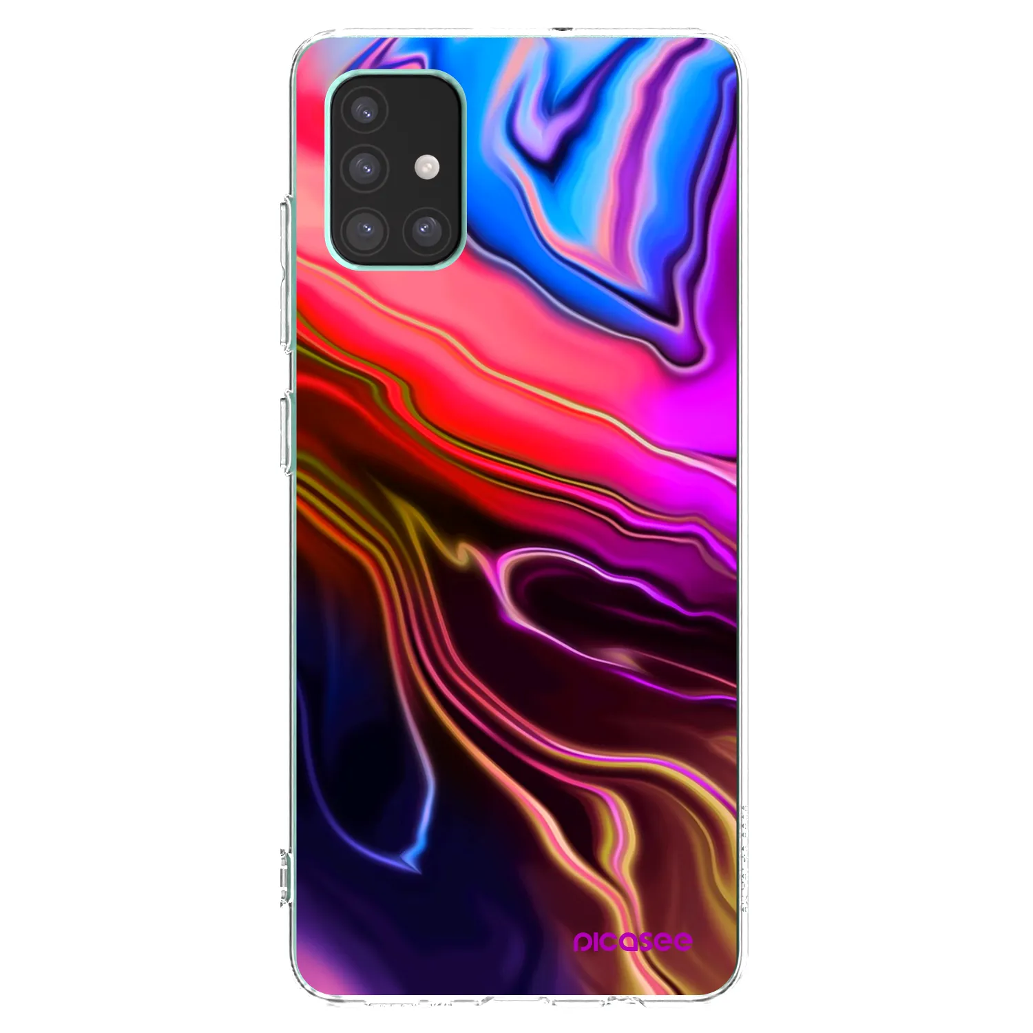 Picasee átlátszó szilikon tok az alábbi mobiltelefonokra Samsung Galaxy M51 M515F - Electric