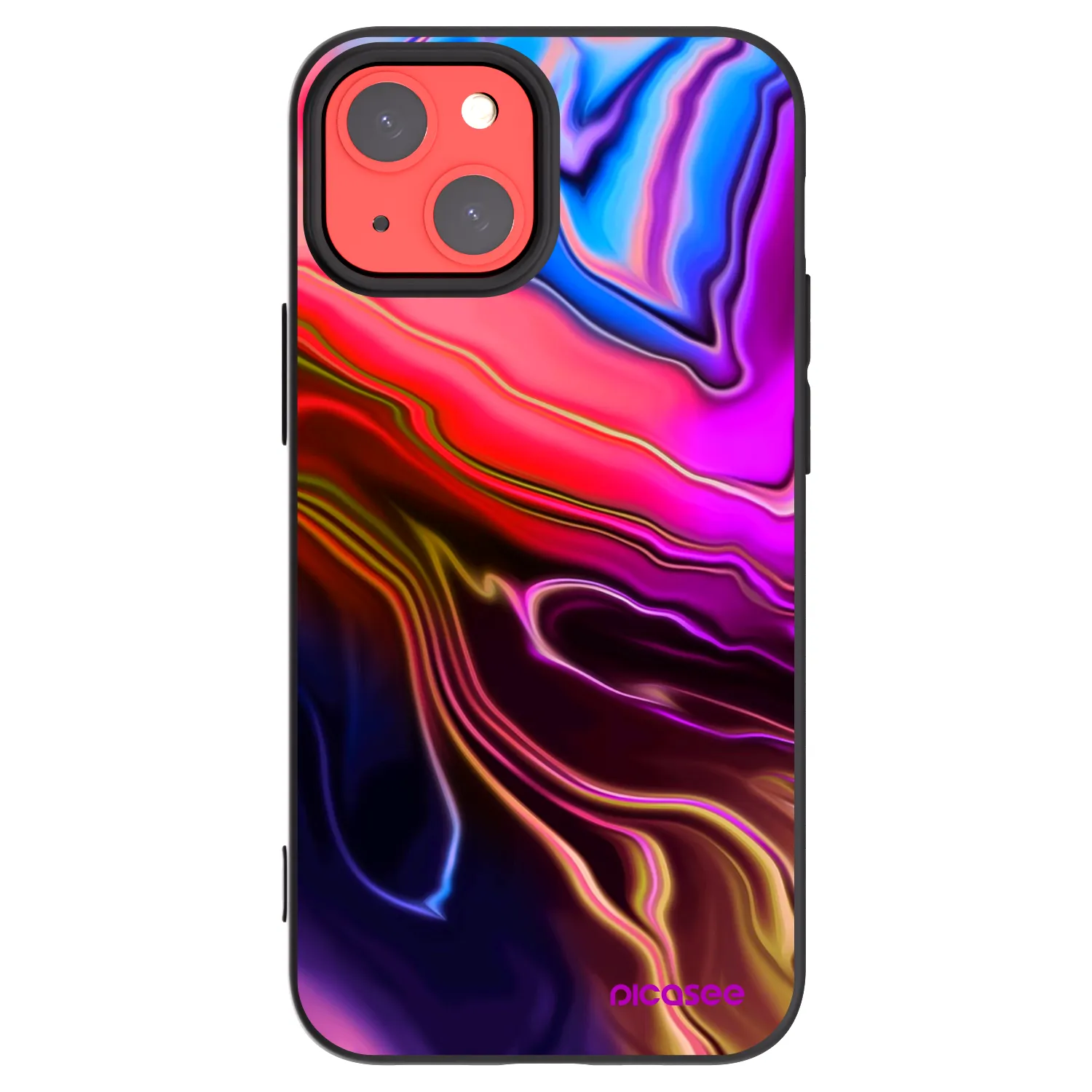 Picasee fekete szilikon tok az alábbi mobiltelefonokra Apple iPhone 13 mini - Electric