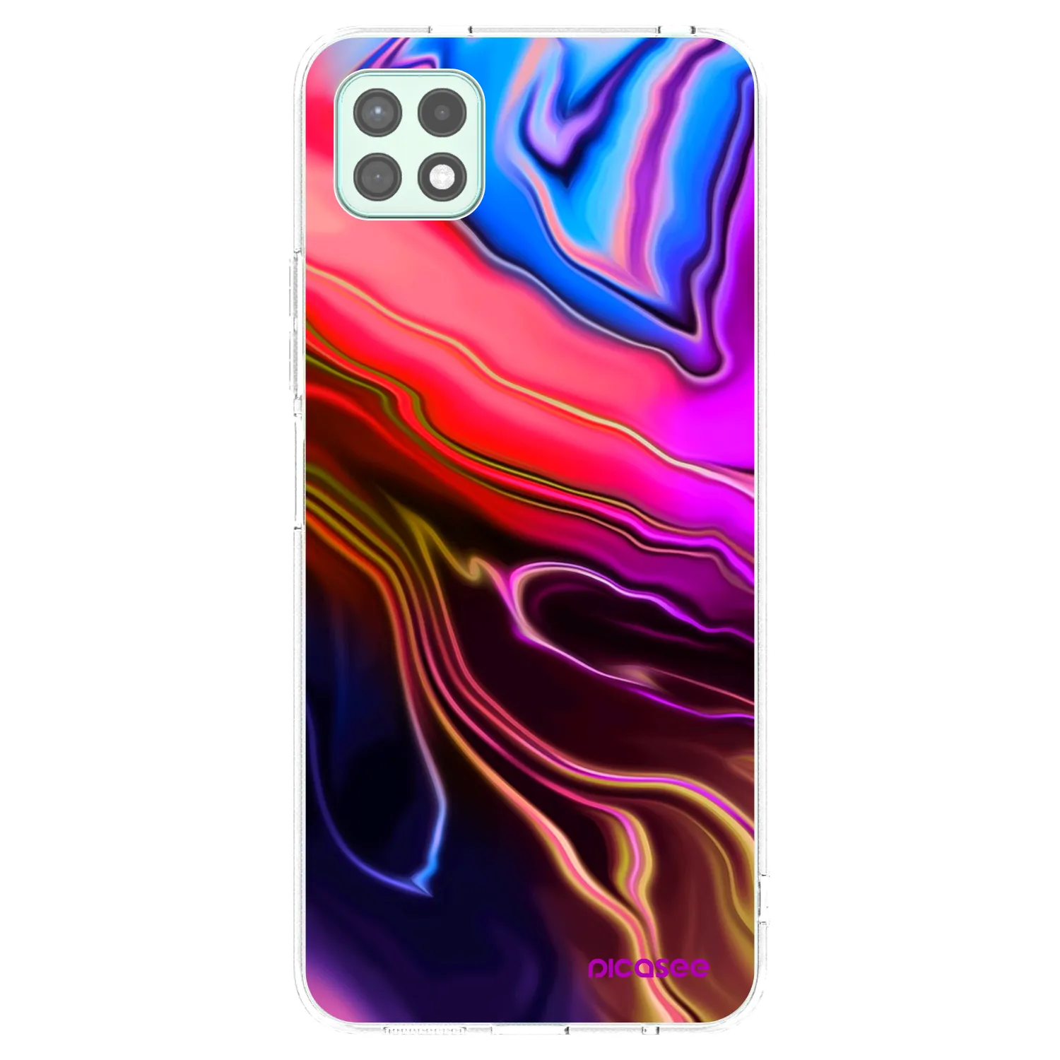 Picasee átlátszó szilikon tok az alábbi mobiltelefonokra Samsung Galaxy A22 A226B 5G - Electric