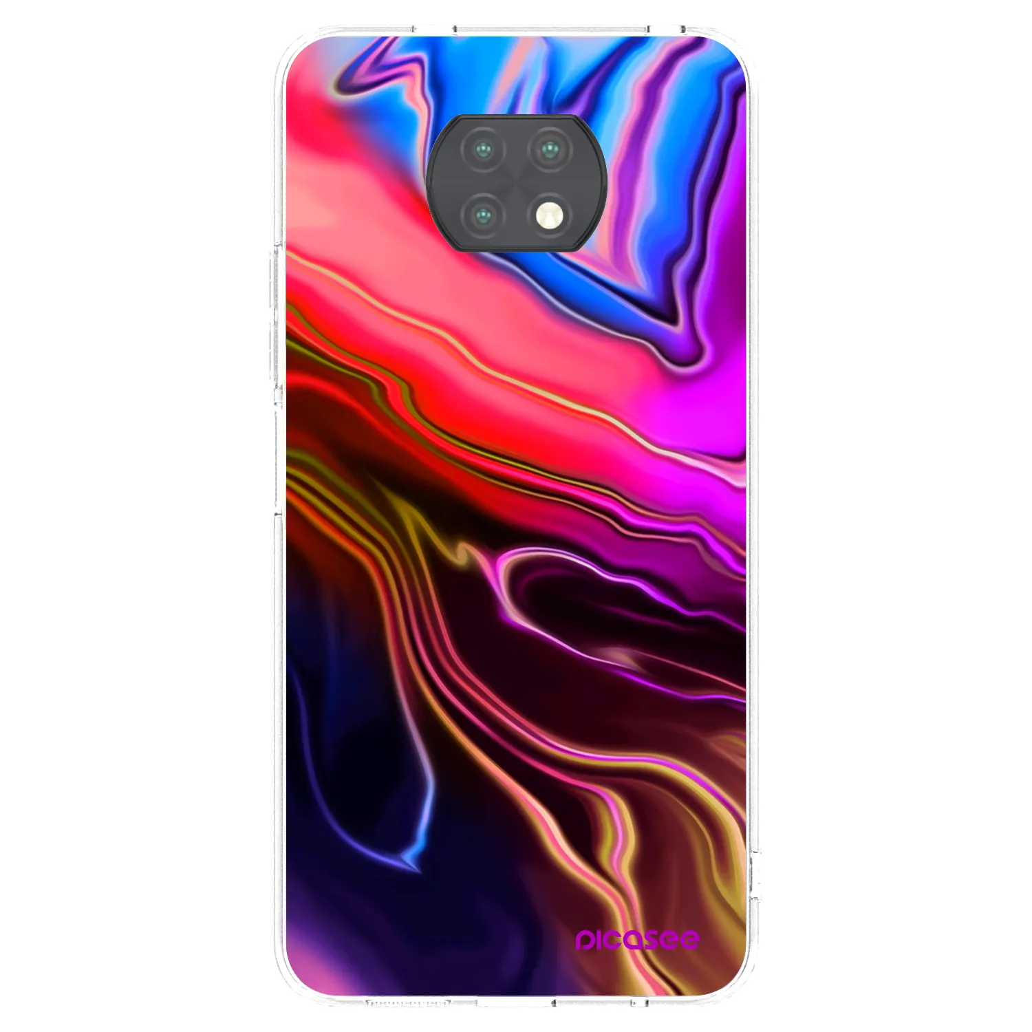 Picasee átlátszó szilikon tok az alábbi mobiltelefonokra Xiaomi Redmi Note 9T - Electric