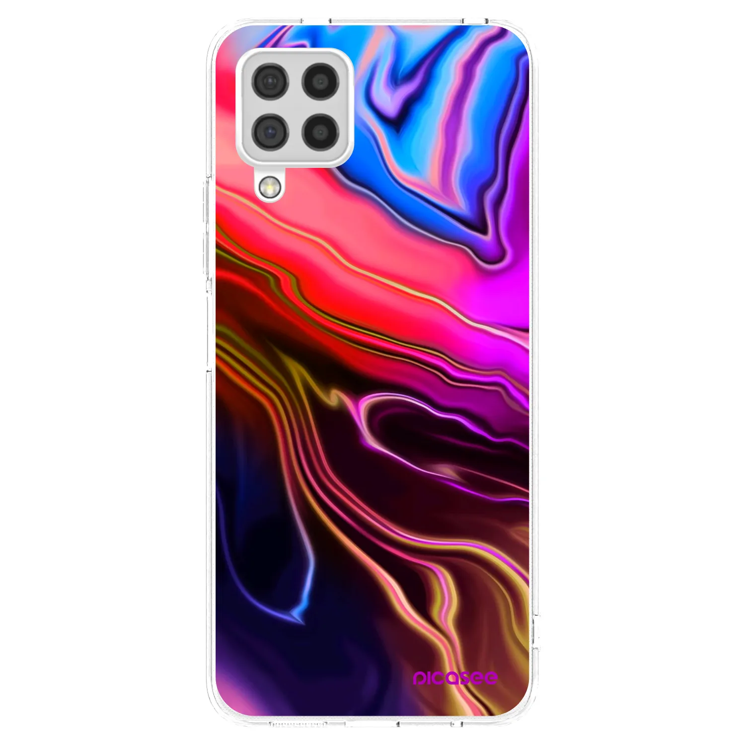 Picasee átlátszó szilikon tok az alábbi mobiltelefonokra Samsung Galaxy A22 A225F 4G - Electric