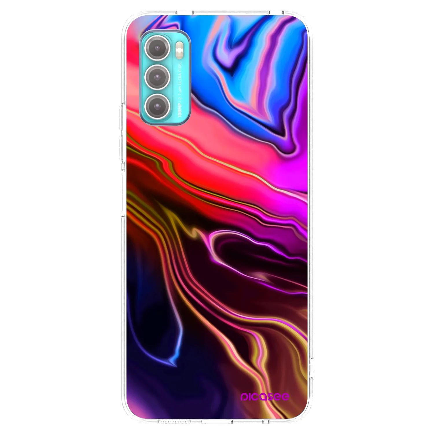 Picasee átlátszó szilikon tok az alábbi mobiltelefonokra Motorola Moto G60 - Electric