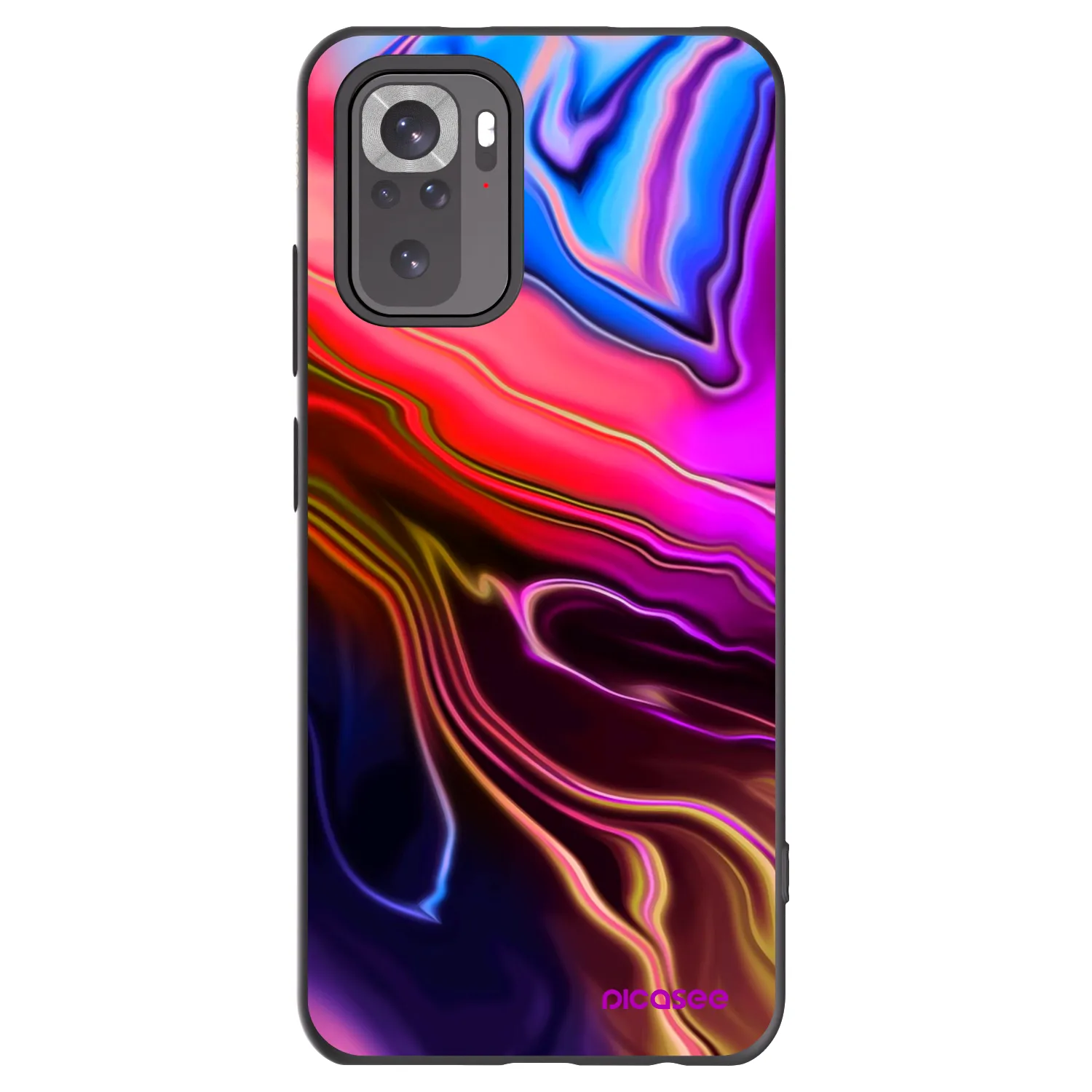 Picasee fekete szilikon tok az alábbi mobiltelefonokra Xiaomi Redmi Note 11S 4G - Electric