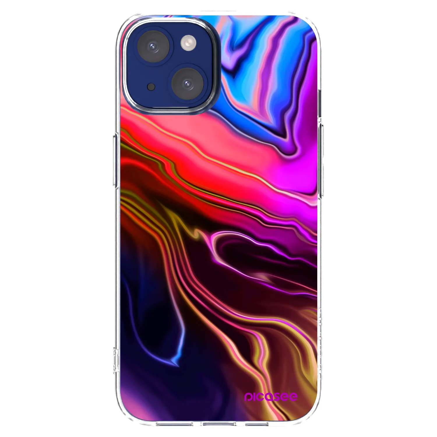 Picasee átlátszó szilikon tok az alábbi mobiltelefonokra Apple iPhone 14 - Electric