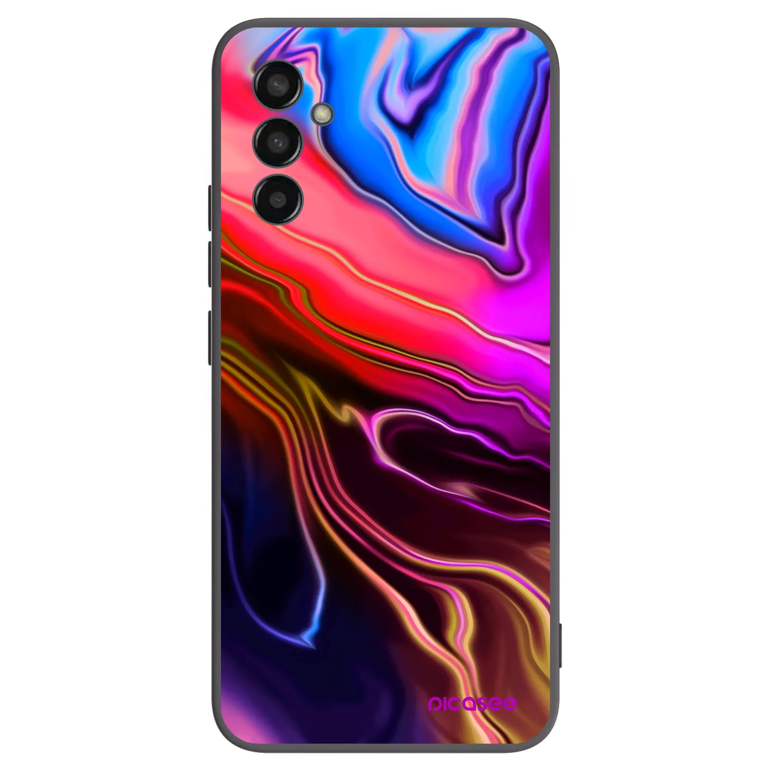 Picasee fekete szilikon tok az alábbi mobiltelefonokra Samsung Galaxy M13 M135F - Electric