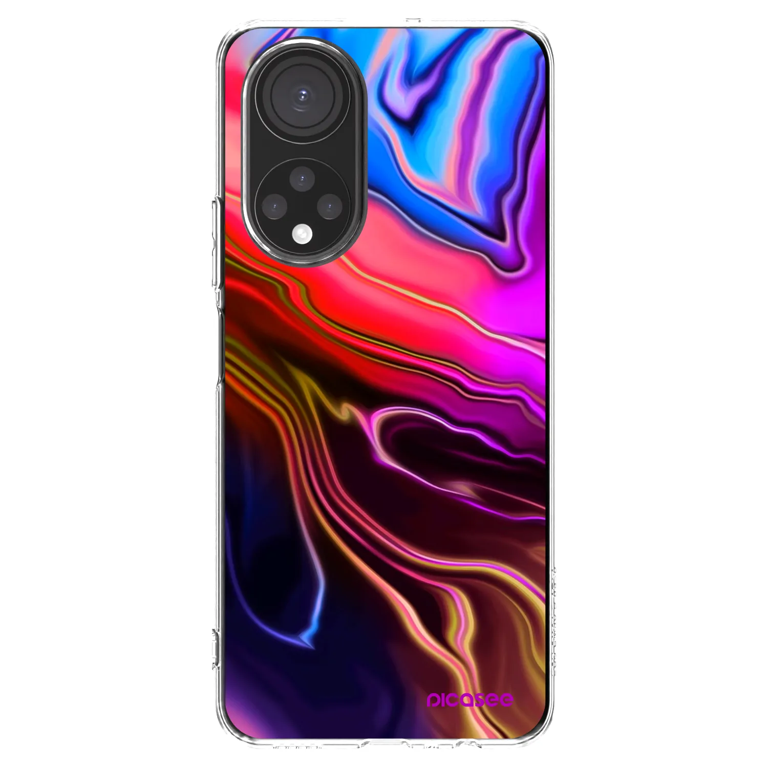Picasee átlátszó szilikon tok az alábbi mobiltelefonokra Honor X7 - Electric