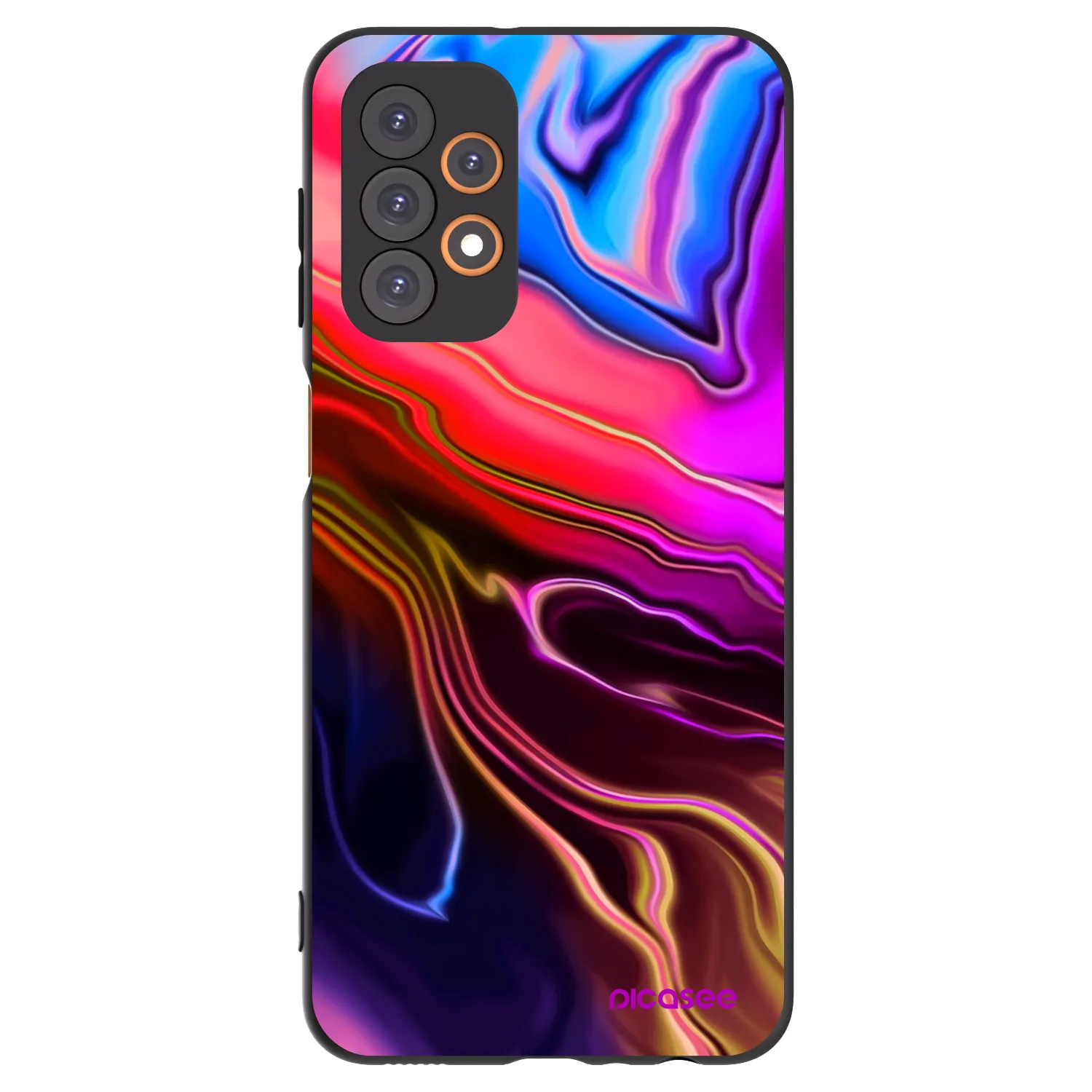 Picasee fekete szilikon tok az alábbi mobiltelefonokra Samsung Galaxy A23 A235F 4G - Electric