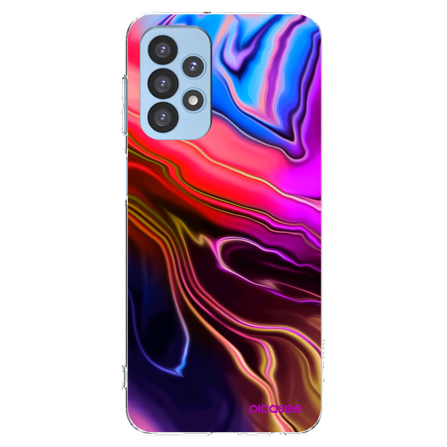Picasee átlátszó szilikon tok az alábbi mobiltelefonokra Samsung Galaxy A23 A235F 4G - Electric