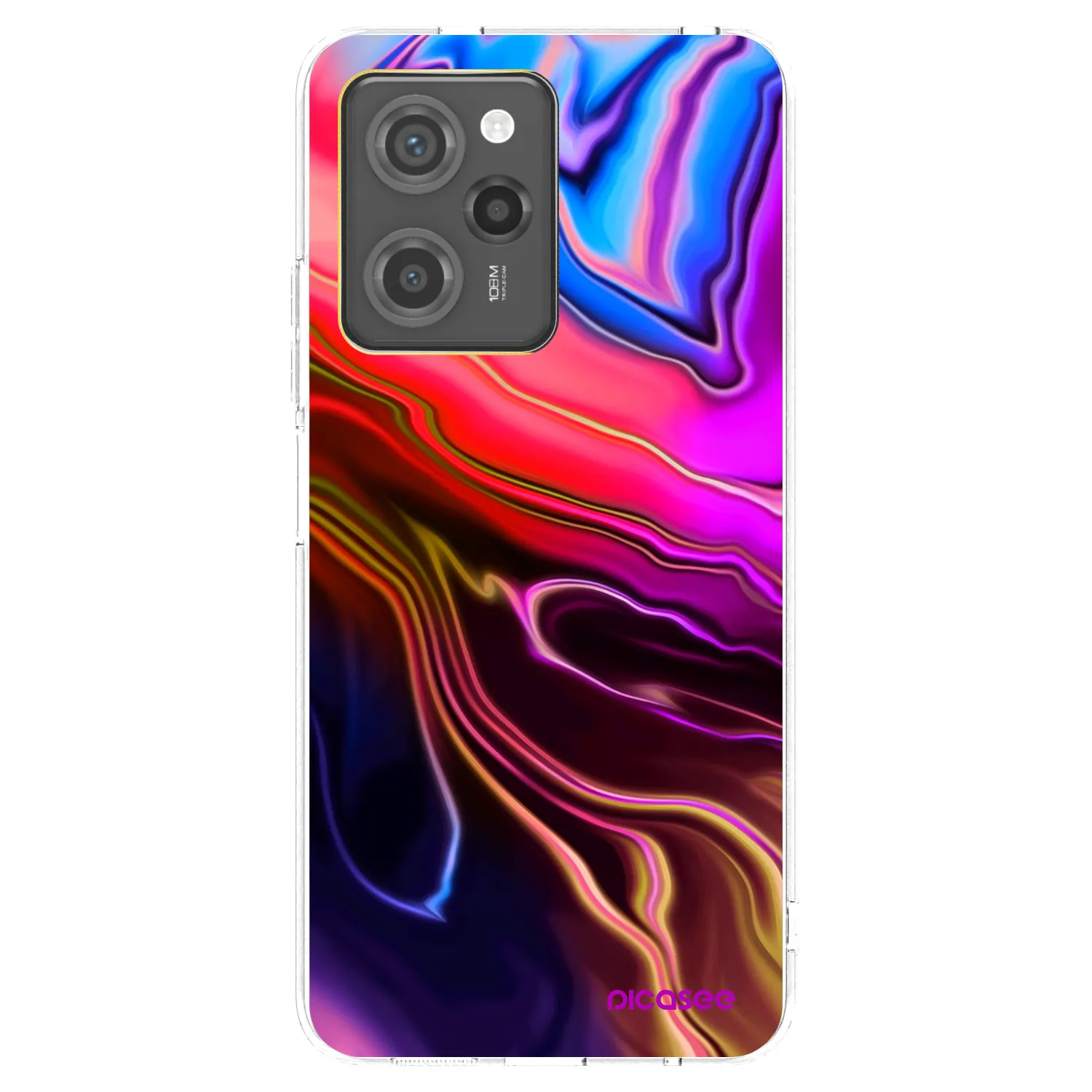 Picasee fekete szilikon tok az alábbi mobiltelefonokra Xiaomi Poco X5 Pro - Electric
