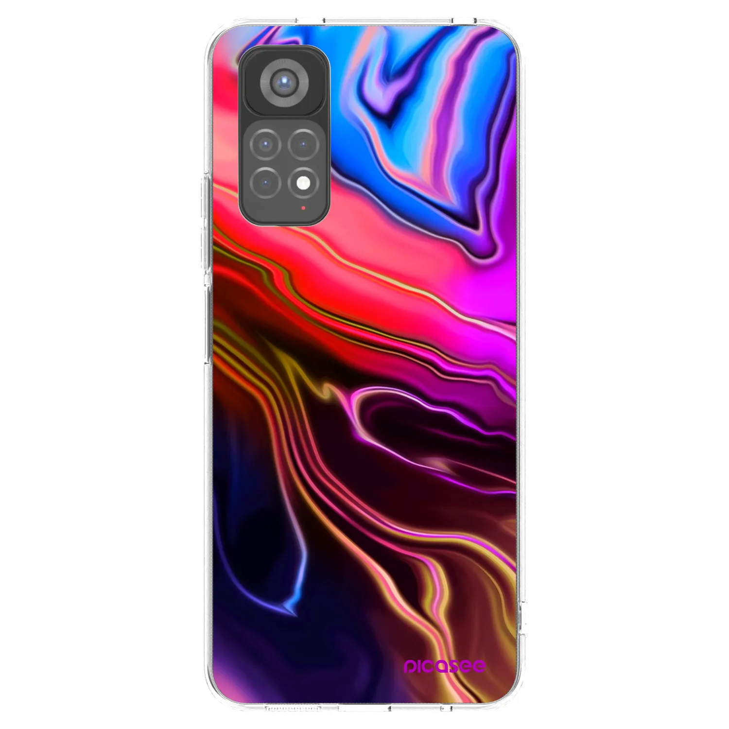 Picasee átlátszó szilikon tok az alábbi mobiltelefonokra Xiaomi Redmi Note 11S 5G - Electric