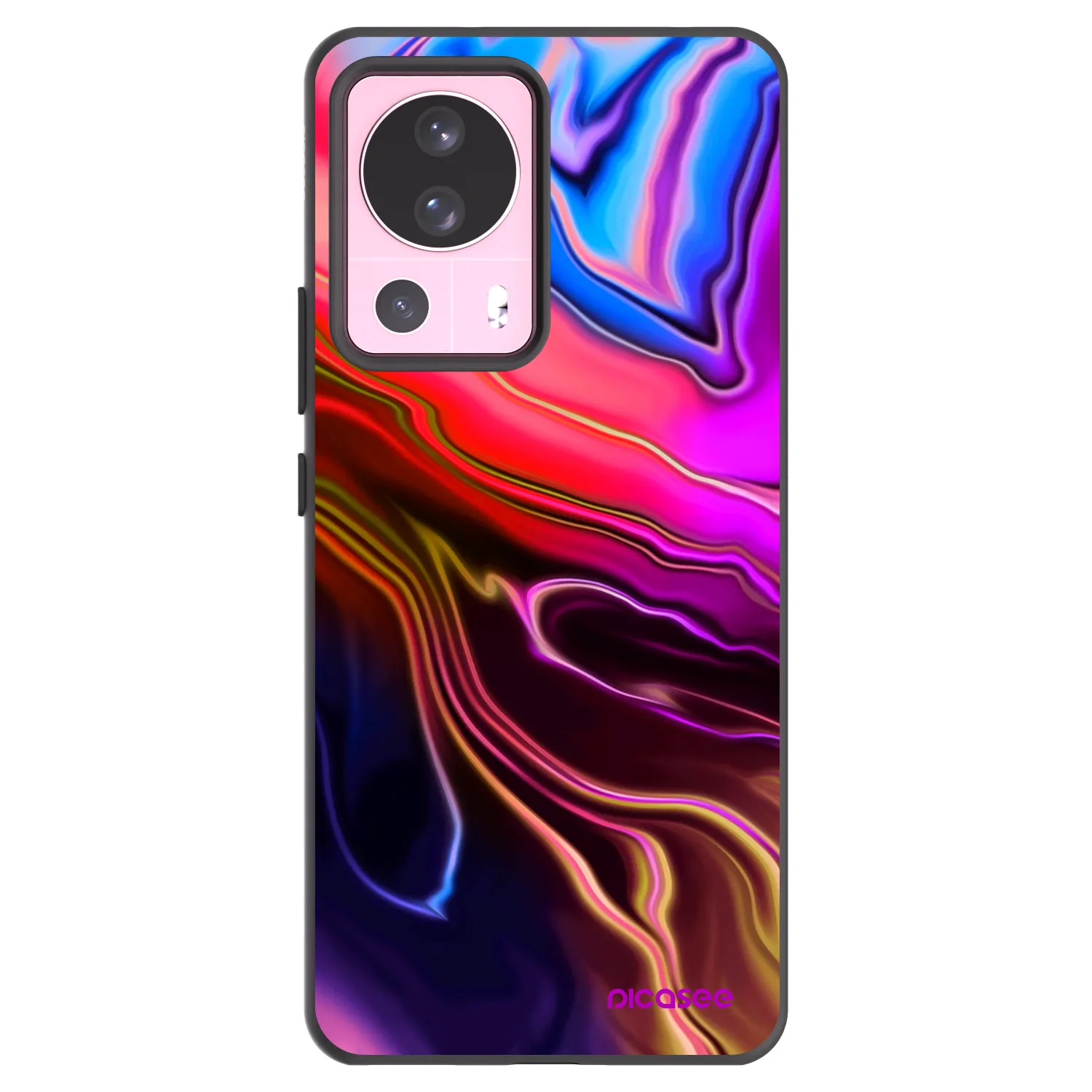 Picasee fekete szilikon tok az alábbi mobiltelefonokra Xiaomi 13 Lite - Electric