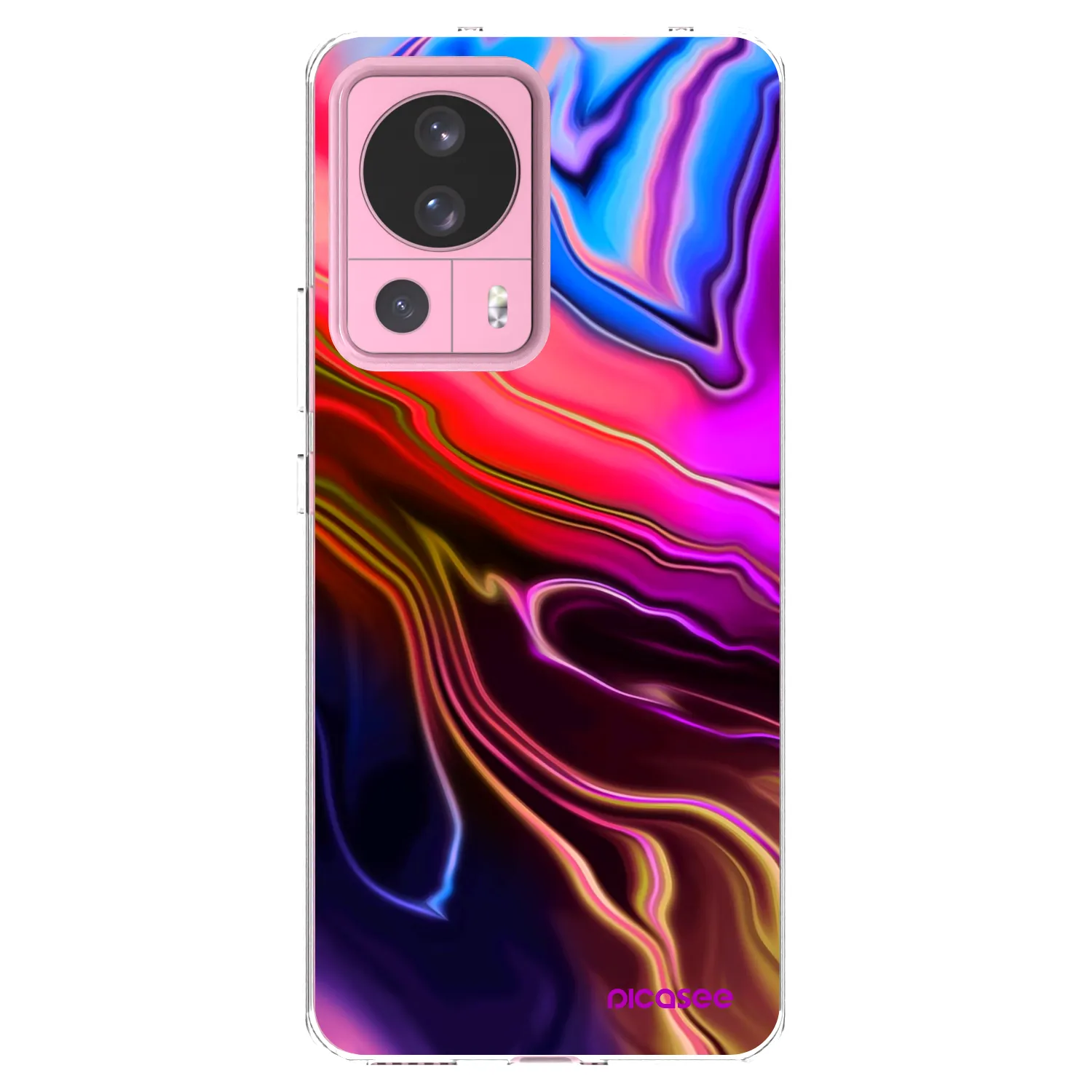 Picasee átlátszó szilikon tok az alábbi mobiltelefonokra Xiaomi 13 Lite - Electric