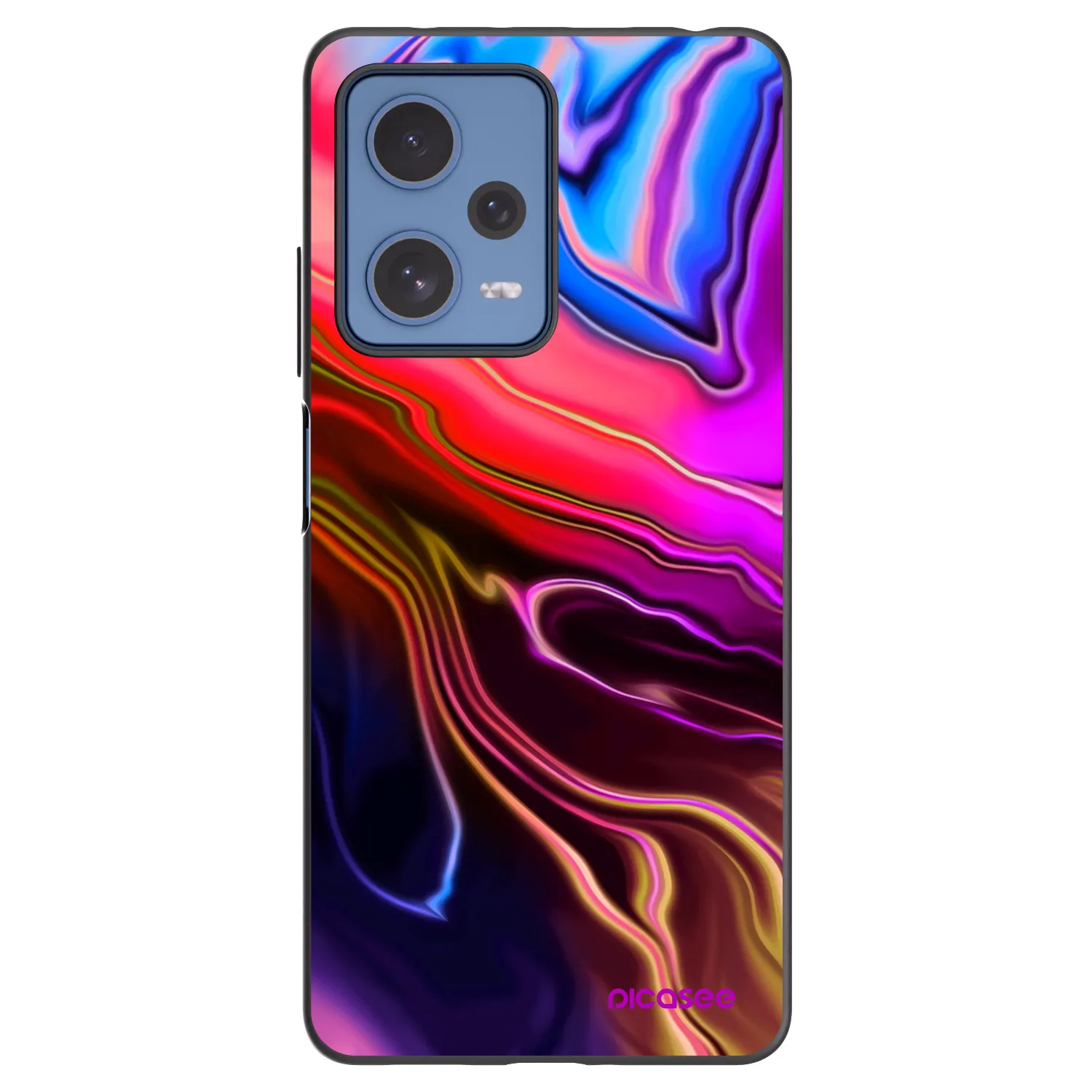 Picasee fekete szilikon tok az alábbi mobiltelefonokra Xiaomi Redmi Note 12 Pro 5G - Electric