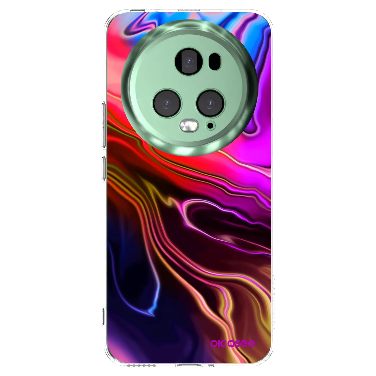 Picasee átlátszó szilikon tok az alábbi mobiltelefonokra Honor Magic5 Pro - Electric