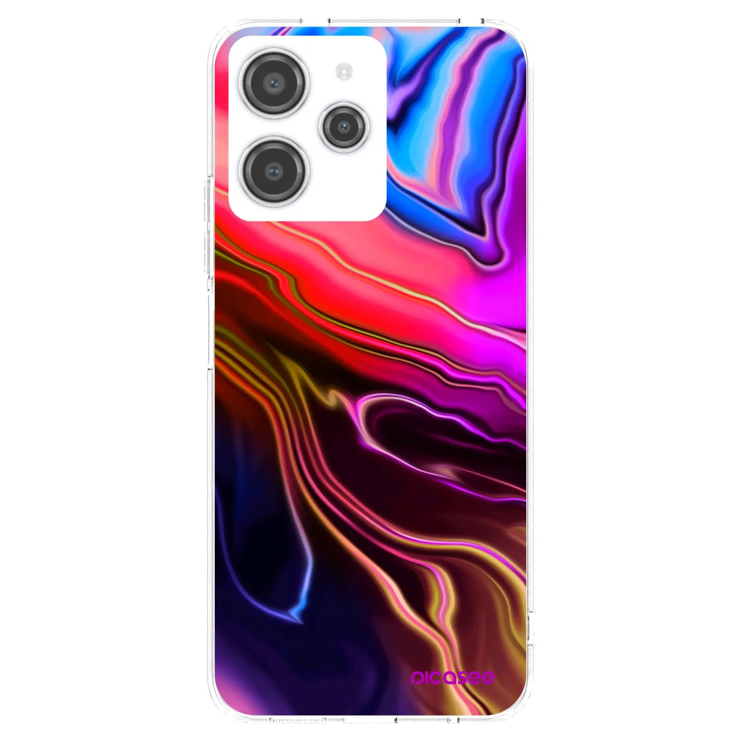 Picasee átlátszó szilikon tok az alábbi mobiltelefonokra Xiaomi Redmi 12 4G - Electric