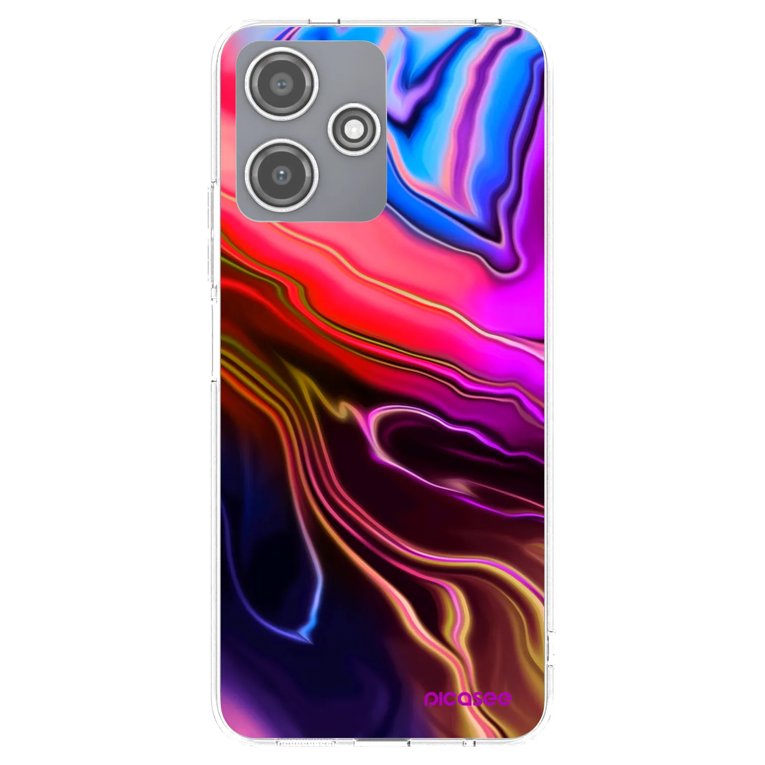 Picasee átlátszó szilikon tok az alábbi mobiltelefonokra Xiaomi Redmi 12 5G - Electric