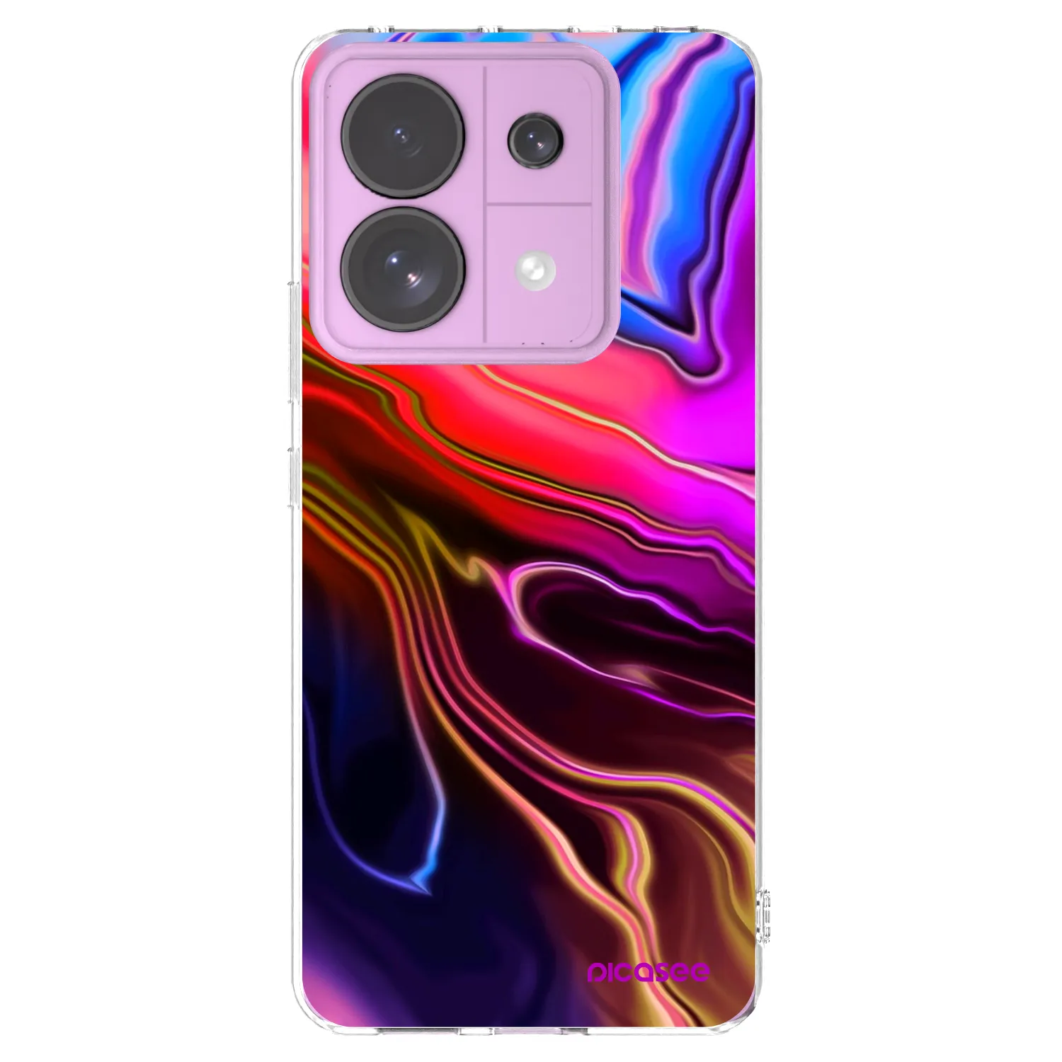 Picasee átlátszó szilikon tok az alábbi mobiltelefonokra Xiaomi Redmi Note 13 Pro 5G - Electric