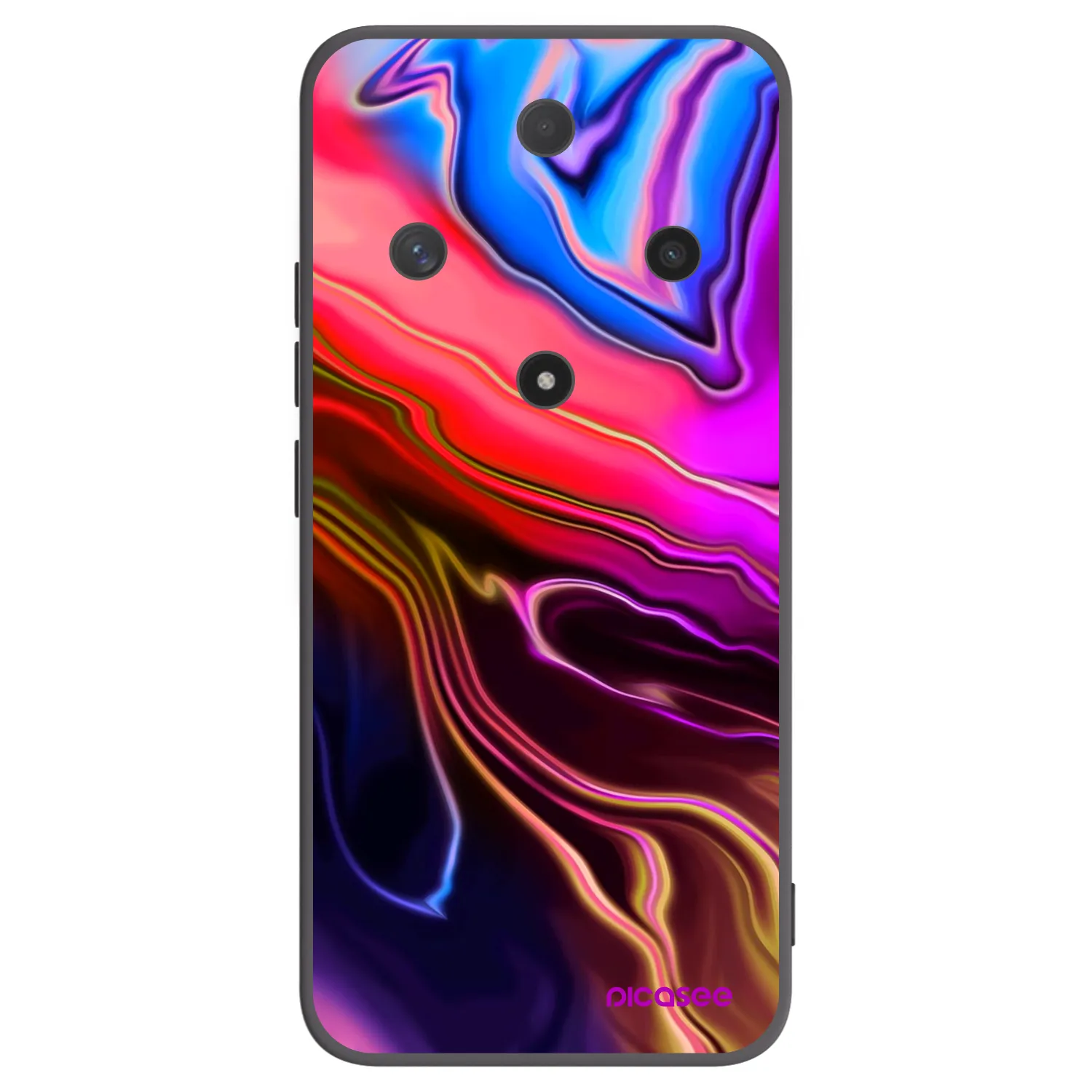 Picasee fekete szilikon tok az alábbi mobiltelefonokra Honor Magic6 Lite 5G - Electric
