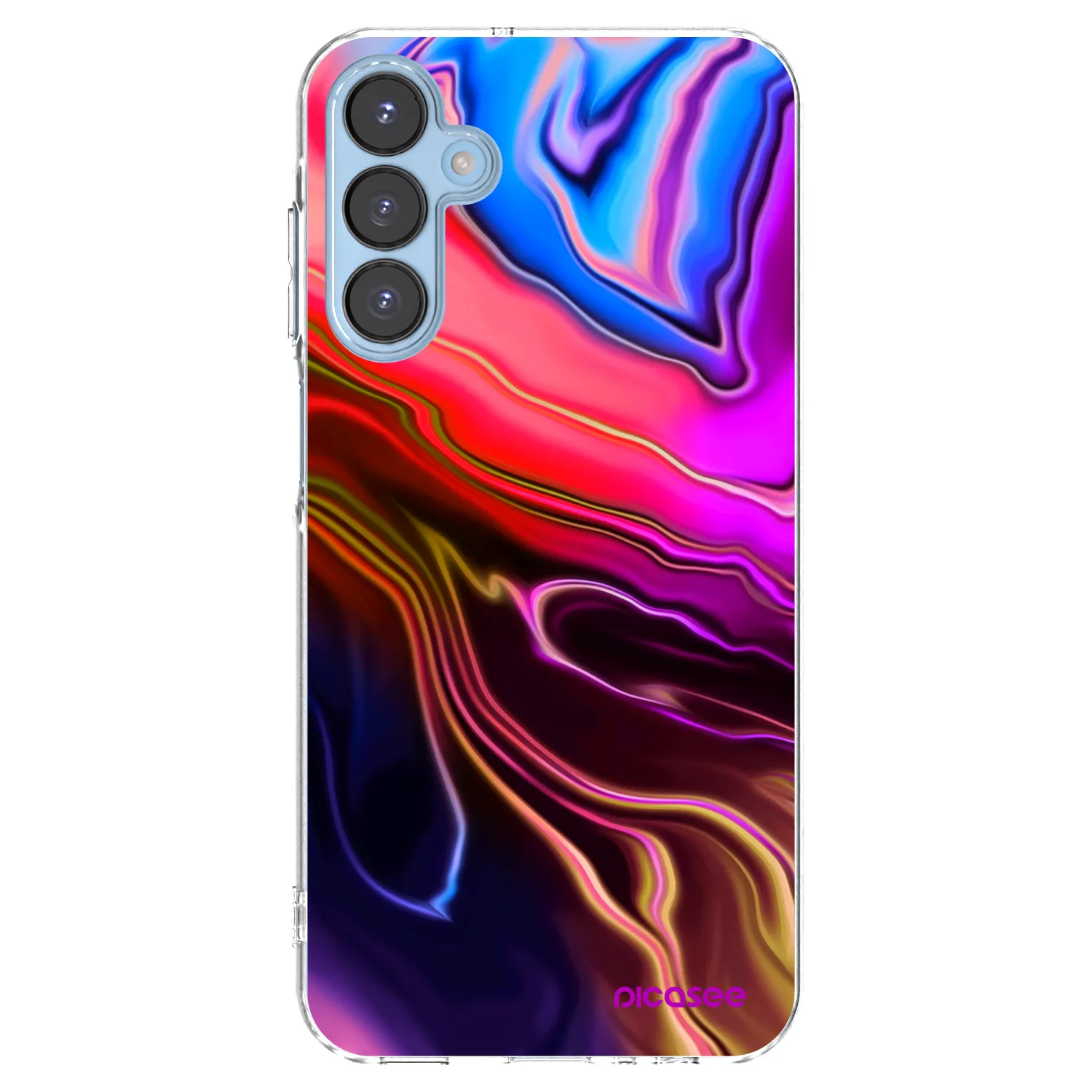 Picasee átlátszó szilikon tok az alábbi mobiltelefonokra Samsung Galaxy A15 A156B 5G - Electric