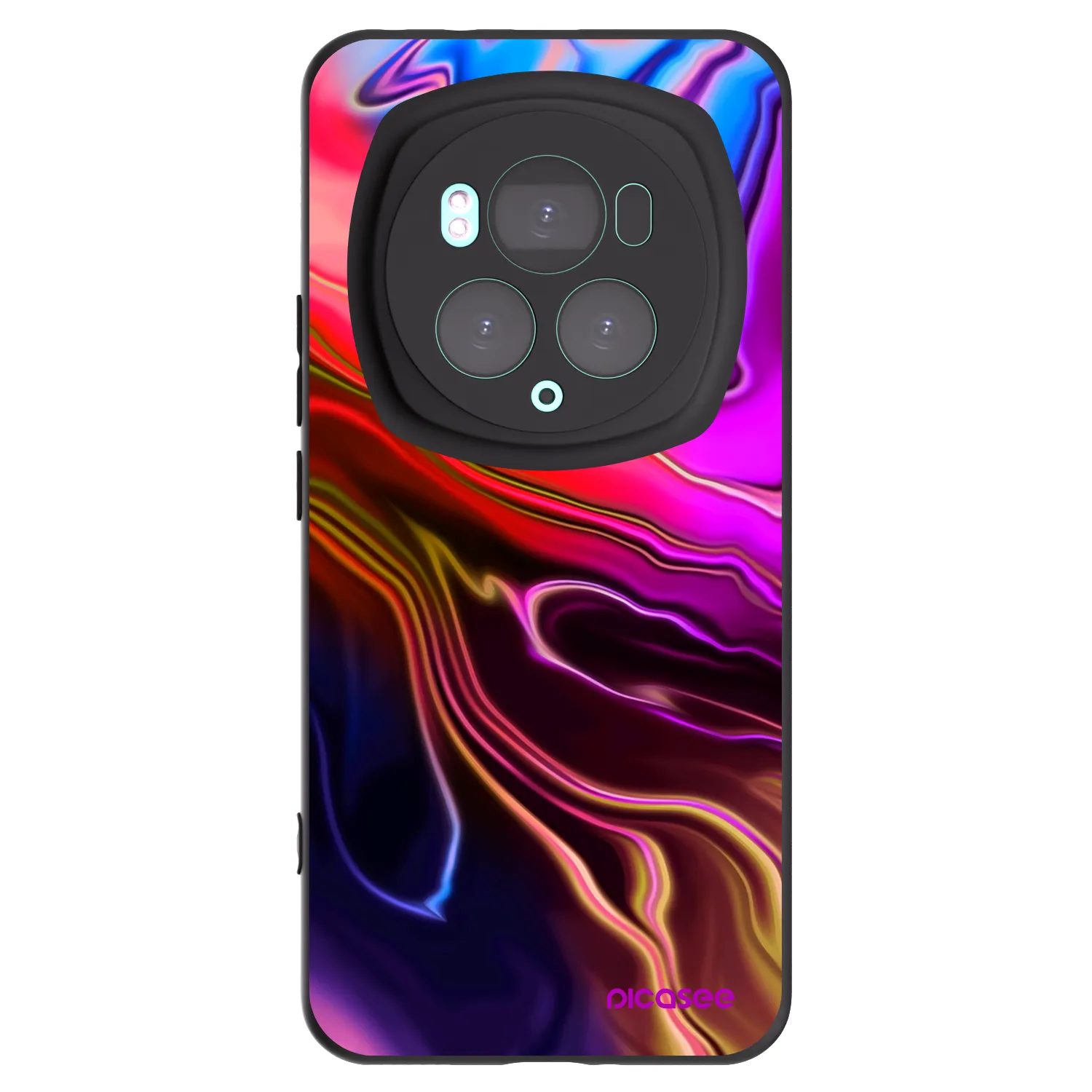 Picasee fekete szilikon tok az alábbi mobiltelefonokra Honor Magic6 Pro - Electric
