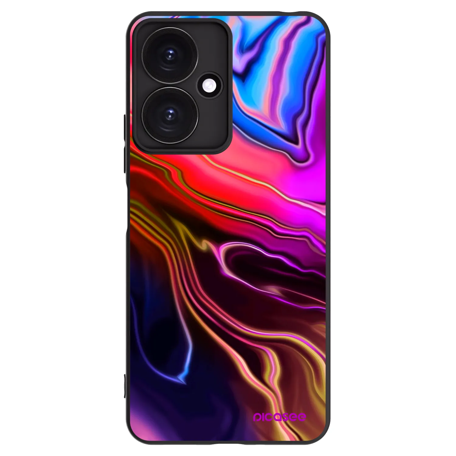 Picasee fekete szilikon tok az alábbi mobiltelefonokra Xiaomi Redmi 13C 5G - Electric