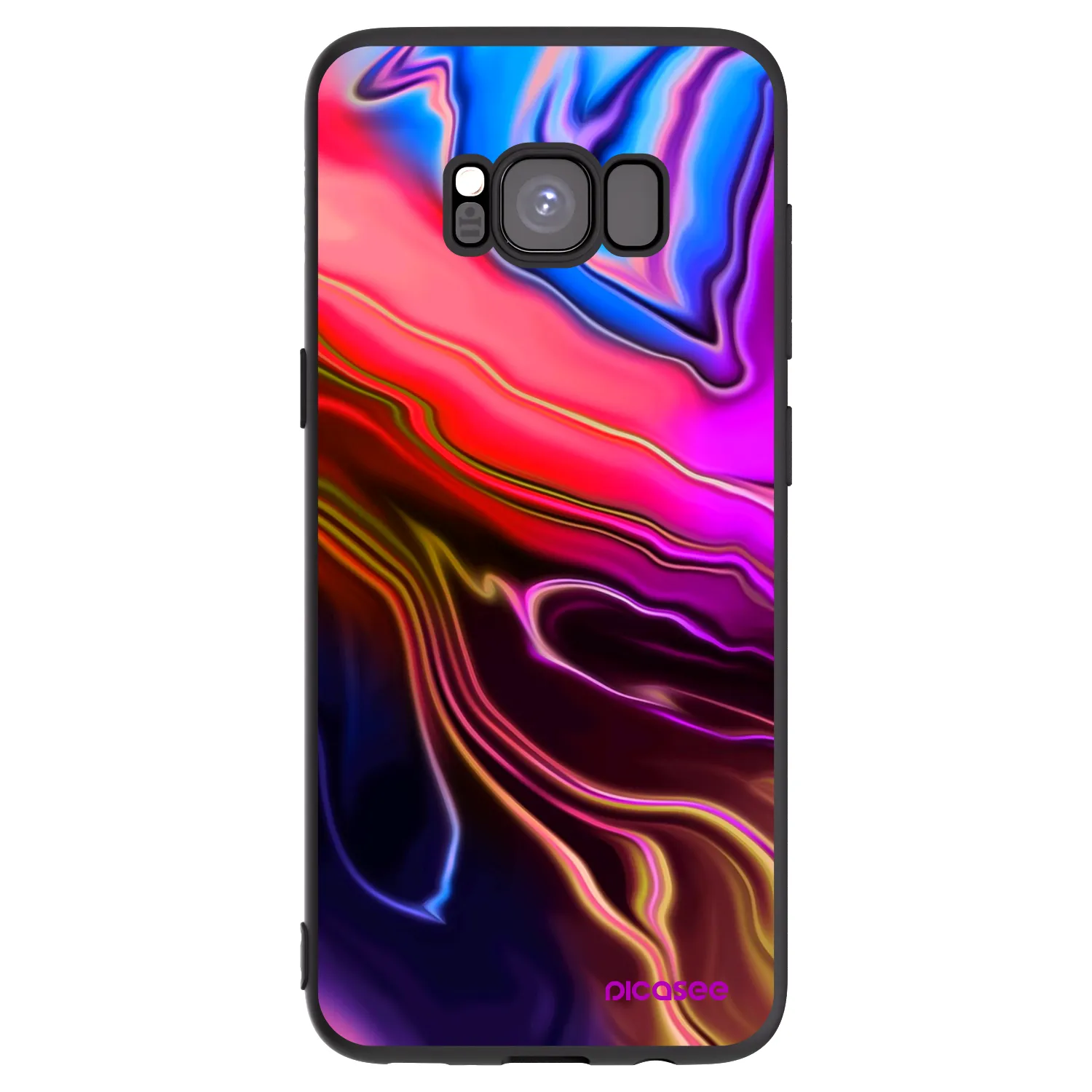 Picasee fekete szilikon tok az alábbi mobiltelefonokra Samsung Galaxy S8 G950F - Electric