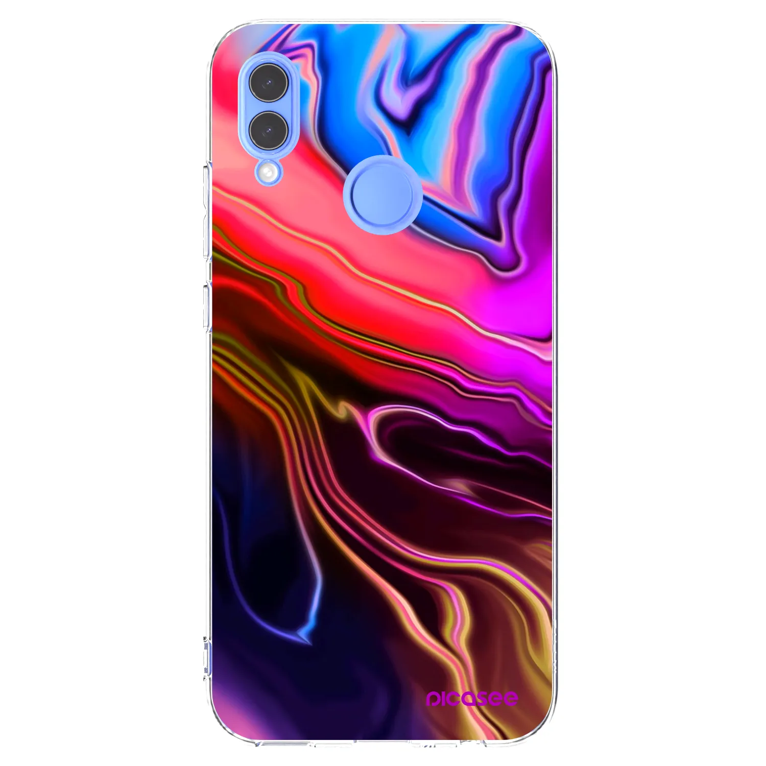 Picasee átlátszó szilikon tok az alábbi mobiltelefonokra Honor 10 Lite - Electric