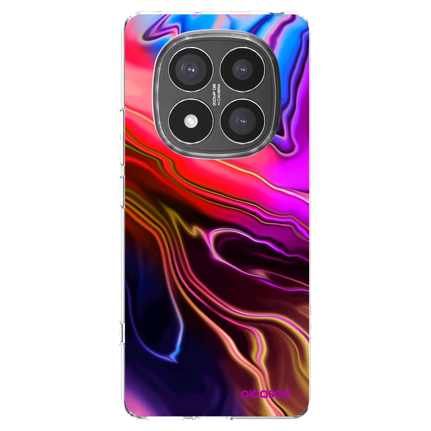 Picasee átlátszó szilikon tok az alábbi mobiltelefonokra Xiaomi Redmi Note 14 Pro+ 5G - Electric