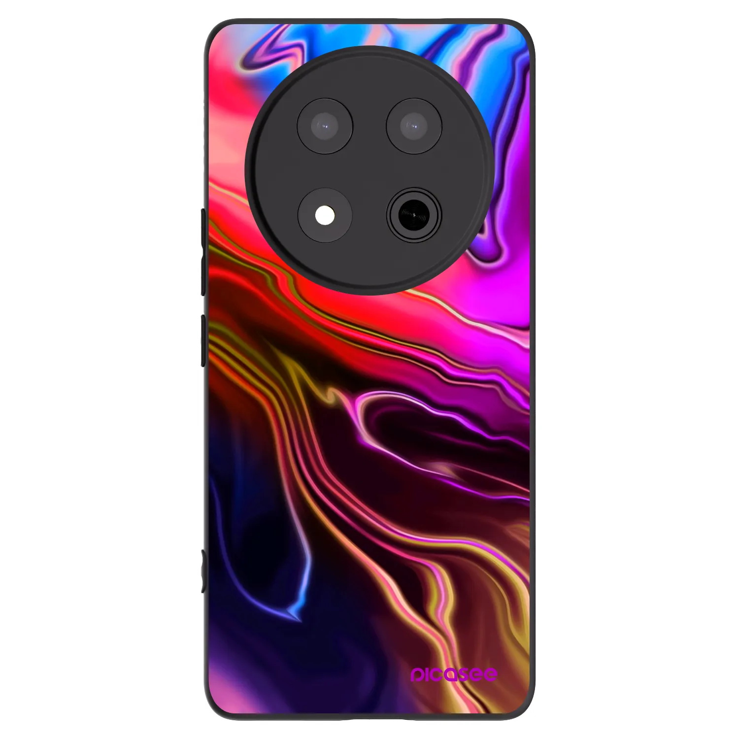 Picasee fekete szilikon tok az alábbi mobiltelefonokra Honor Magic7 Lite 5G - Electric