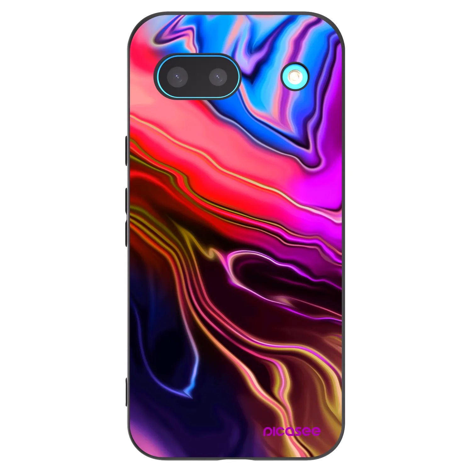 Picasee fekete szilikon tok az alábbi mobiltelefonokra Google Pixel 8 - Electric