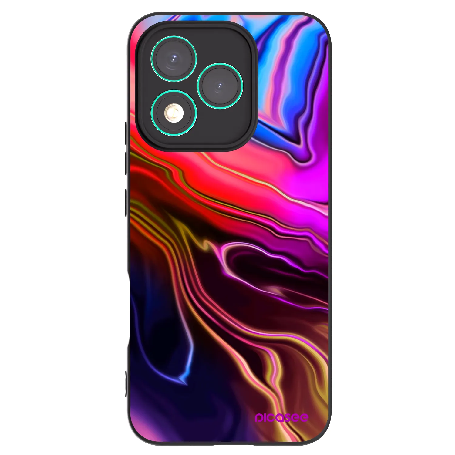 Picasee fekete szilikon tok az alábbi mobiltelefonokra Honor 400 Lite 5G - Electric