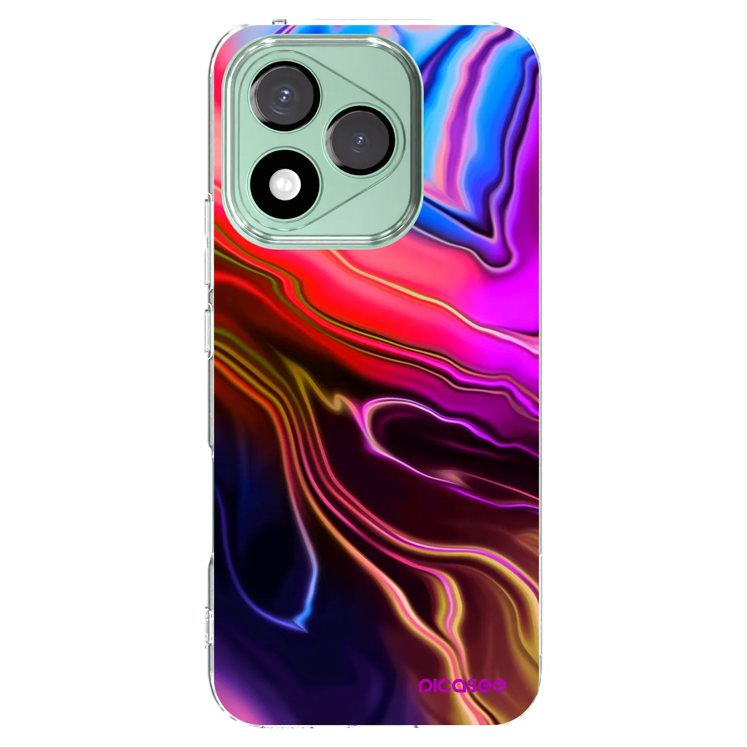 Picasee átlátszó szilikon tok az alábbi mobiltelefonokra Honor 400 Lite 5G - Electric