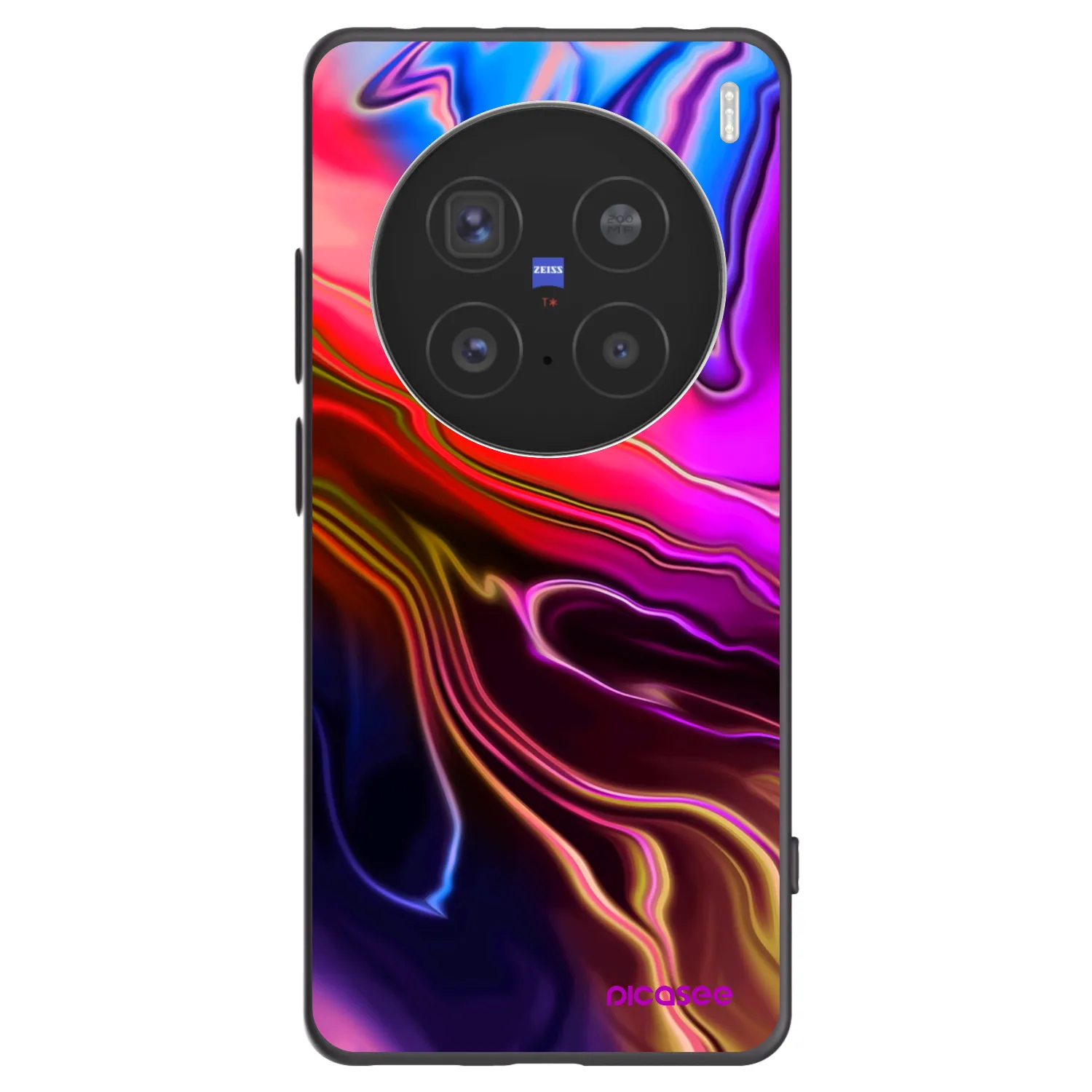 Picasee fekete szilikon tok az alábbi mobiltelefonokra Vivo X200 Pro - Electric