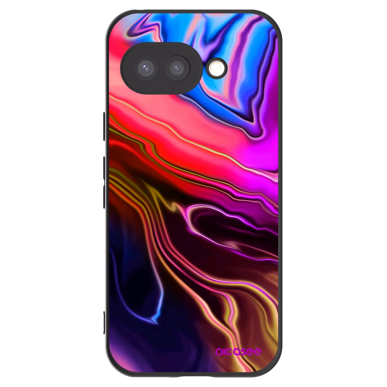 Picasee fekete szilikon tok az alábbi mobiltelefonokra Google Pixel 9a - Electric