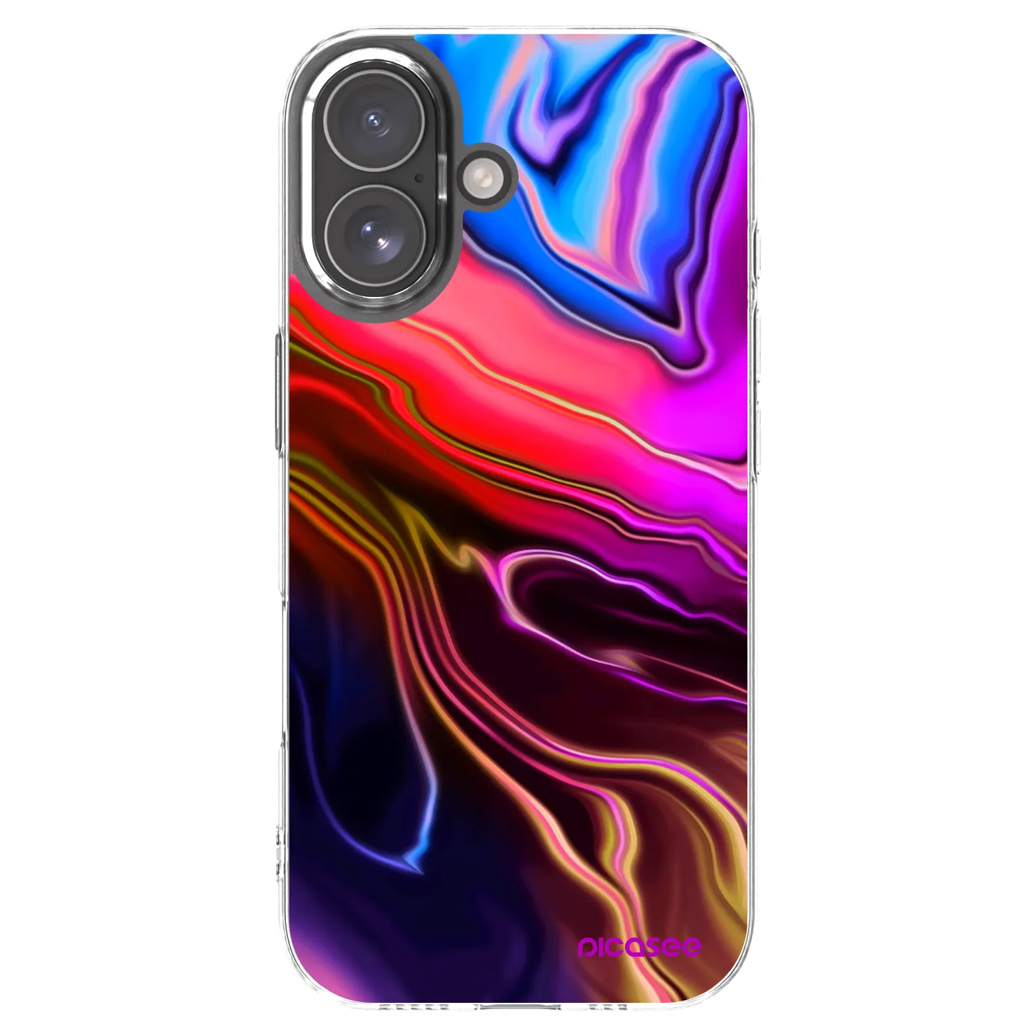 Picasee átlátszó szilikon tok az alábbi mobiltelefonokra Apple iPhone 17 - Electric