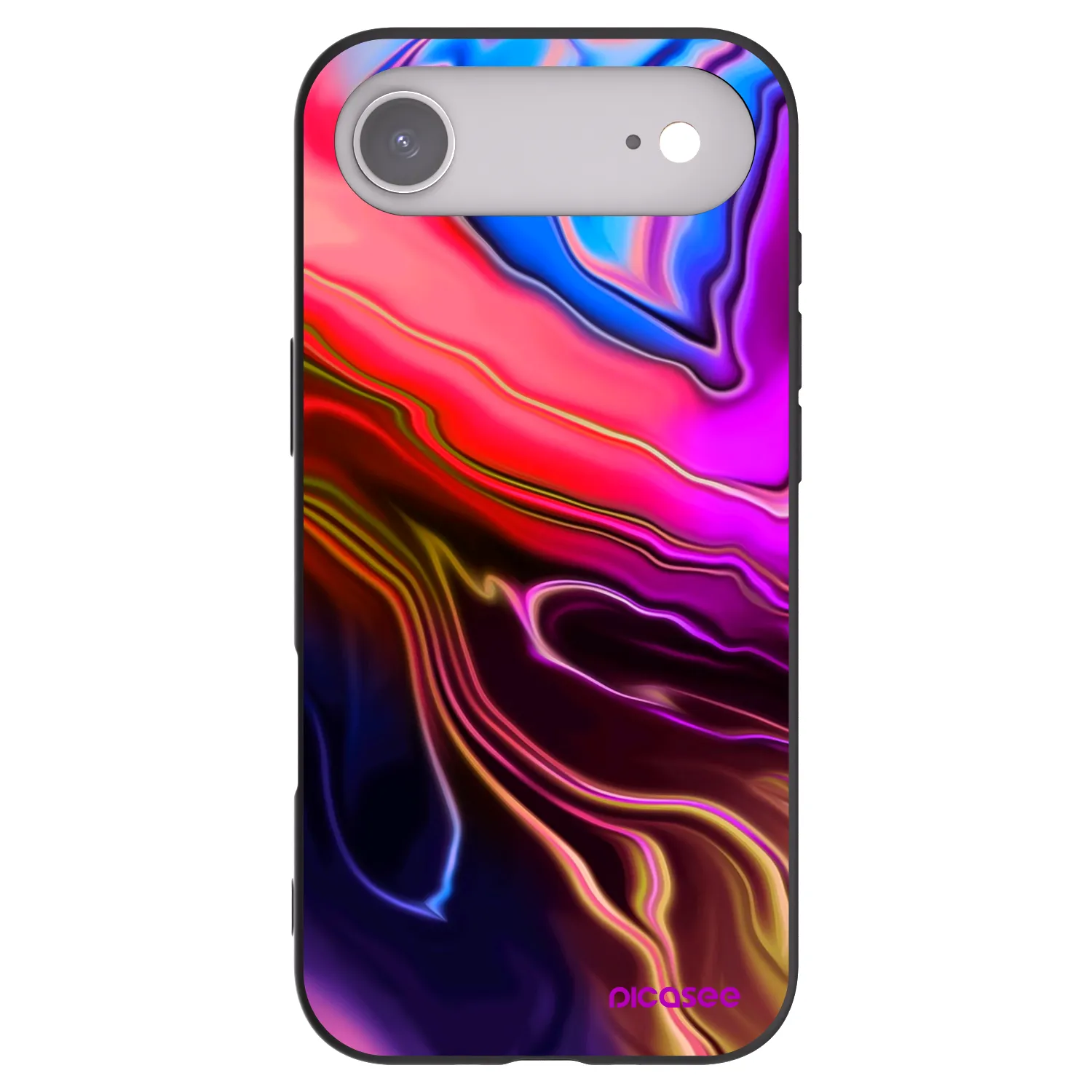 Picasee fekete szilikon tok az alábbi mobiltelefonokra Apple iPhone Air - Electric