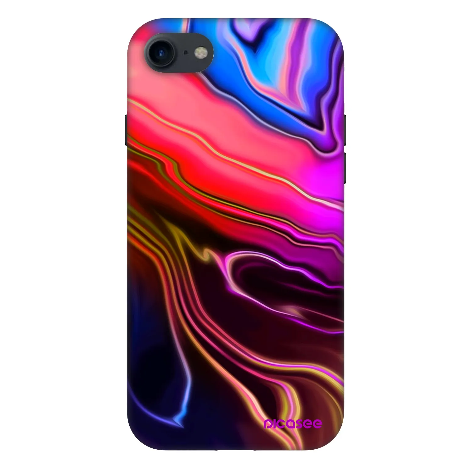 Picasee Fashion Case Apple iPhone SE 2020 - Electric
