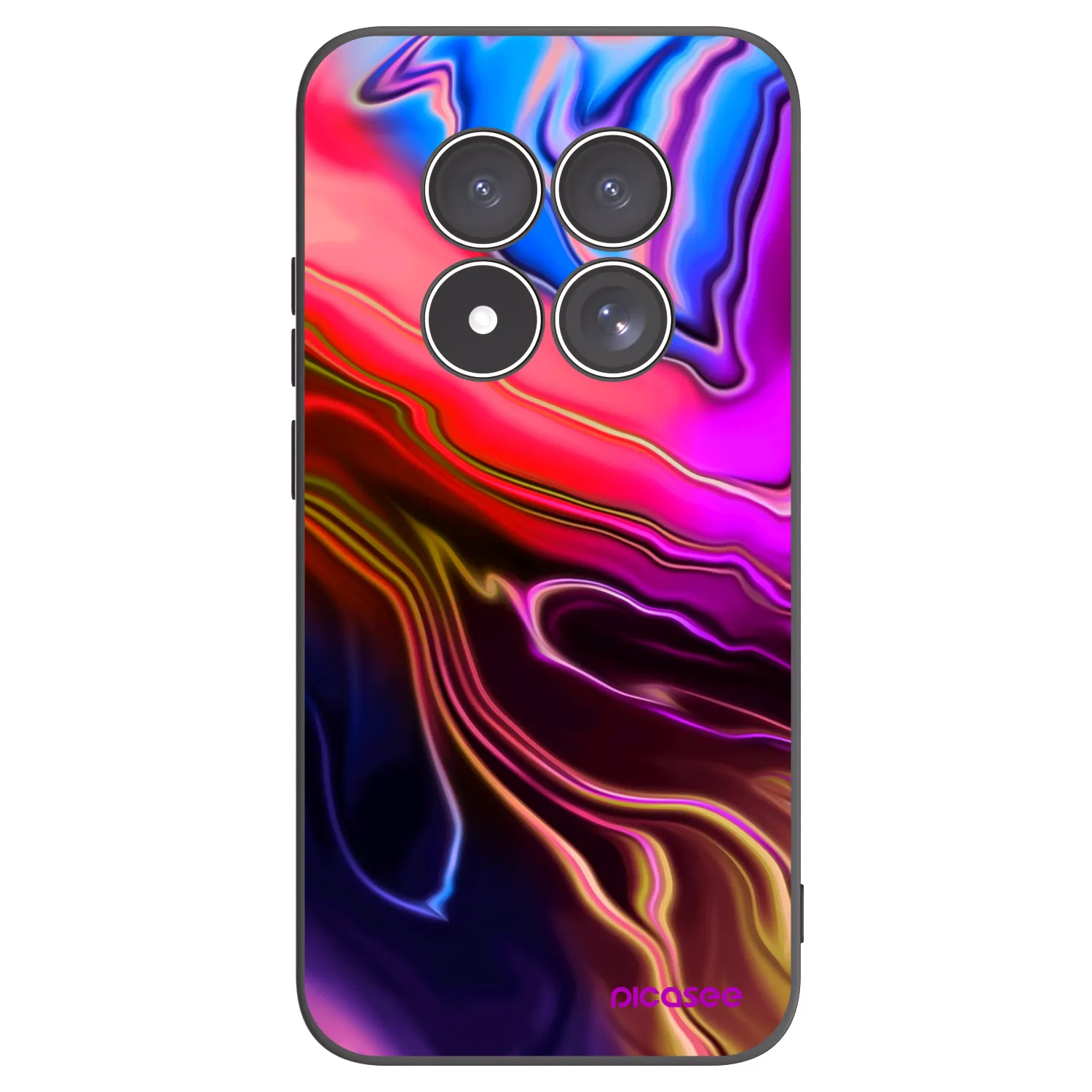 Picasee fekete szilikon tok az alábbi mobiltelefonokra Xiaomi Redmi Note 15 Pro 4G - Electric