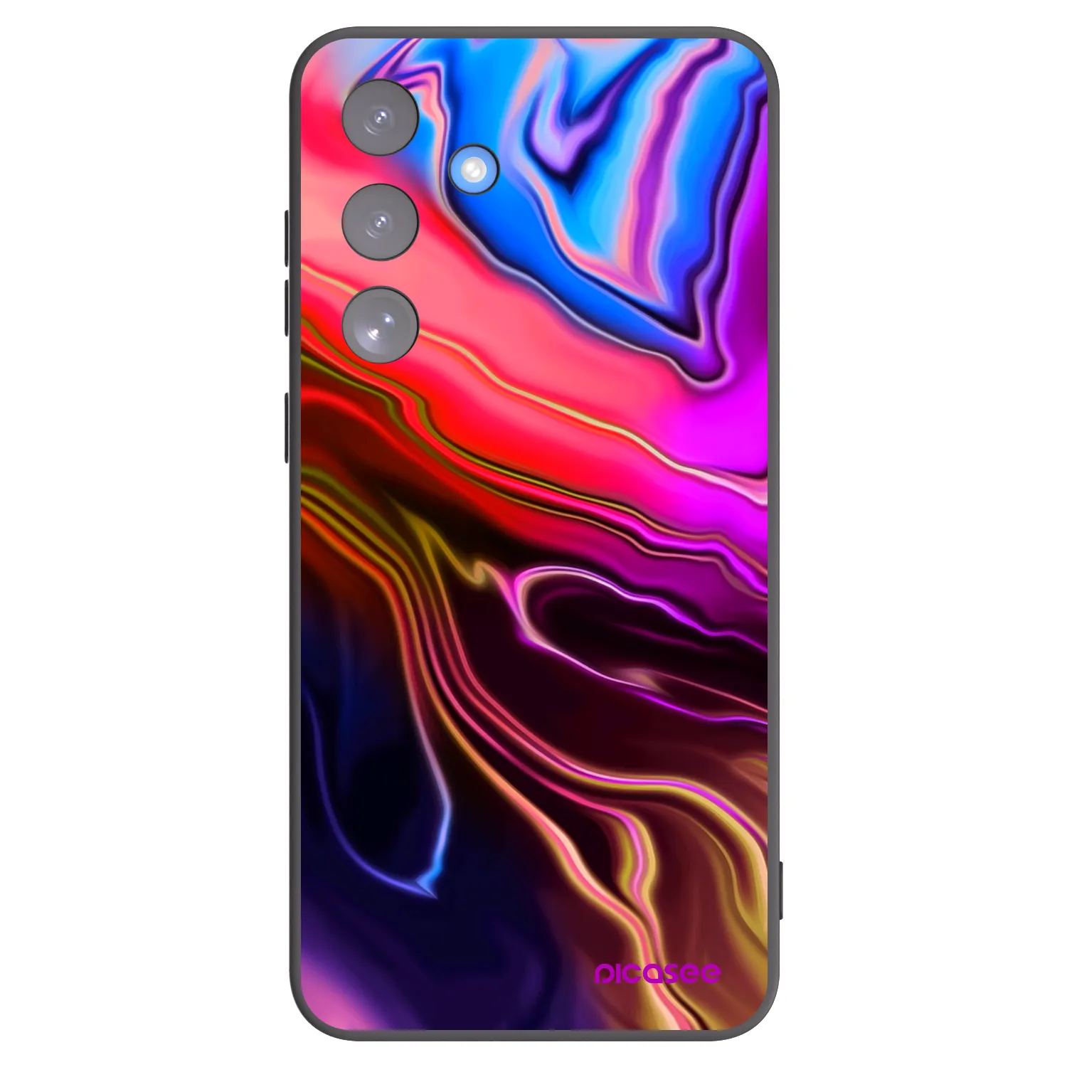 Picasee fekete szilikon tok az alábbi mobiltelefonokra Samsung Galaxy S25 FE 5G - Electric
