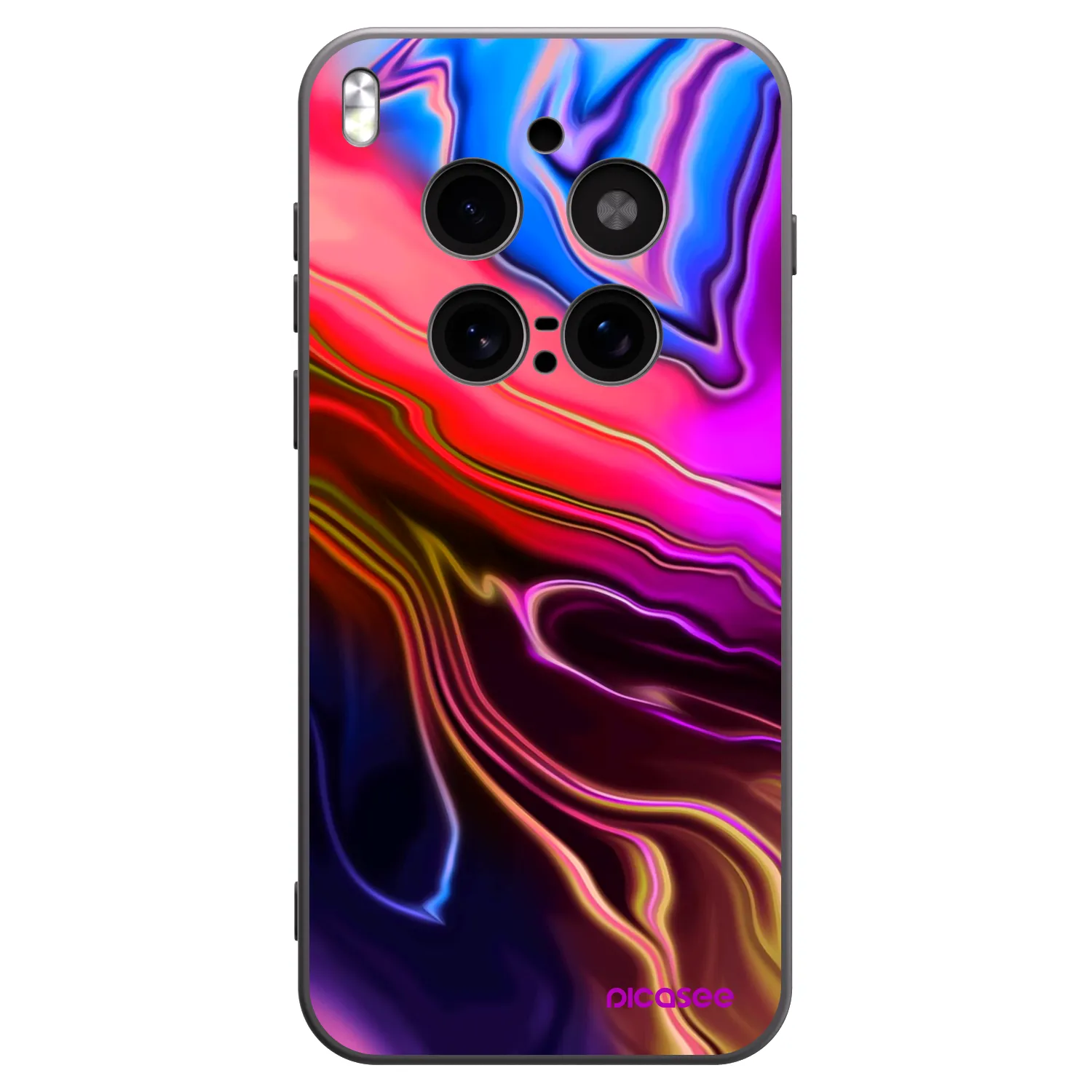 Picasee fekete szilikon tok az alábbi mobiltelefonokra Vivo X300 Pro - Electric
