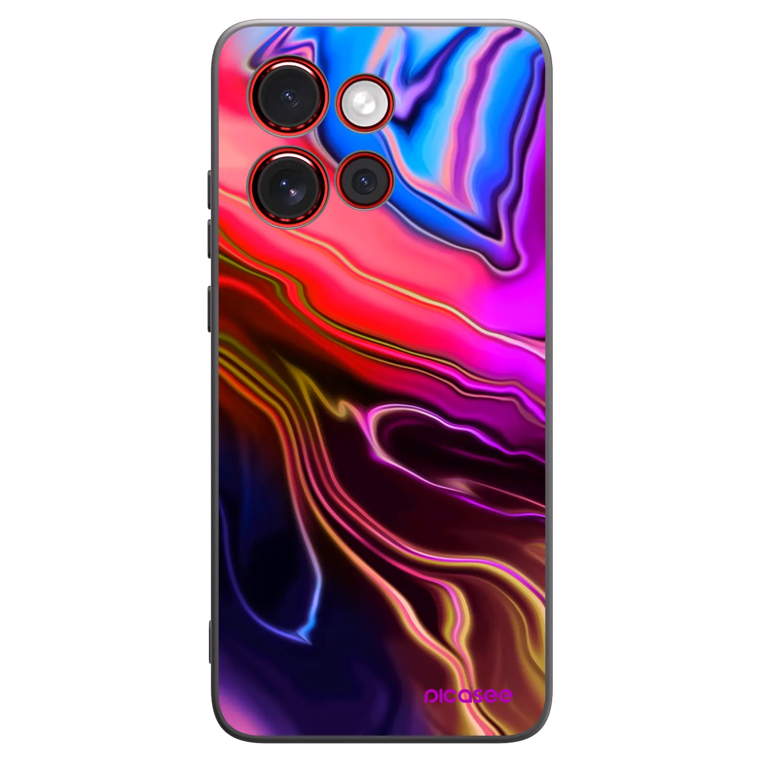 Picasee fekete szilikon tok az alábbi mobiltelefonokra Motorola Edge 60 Neo 5G - Electric