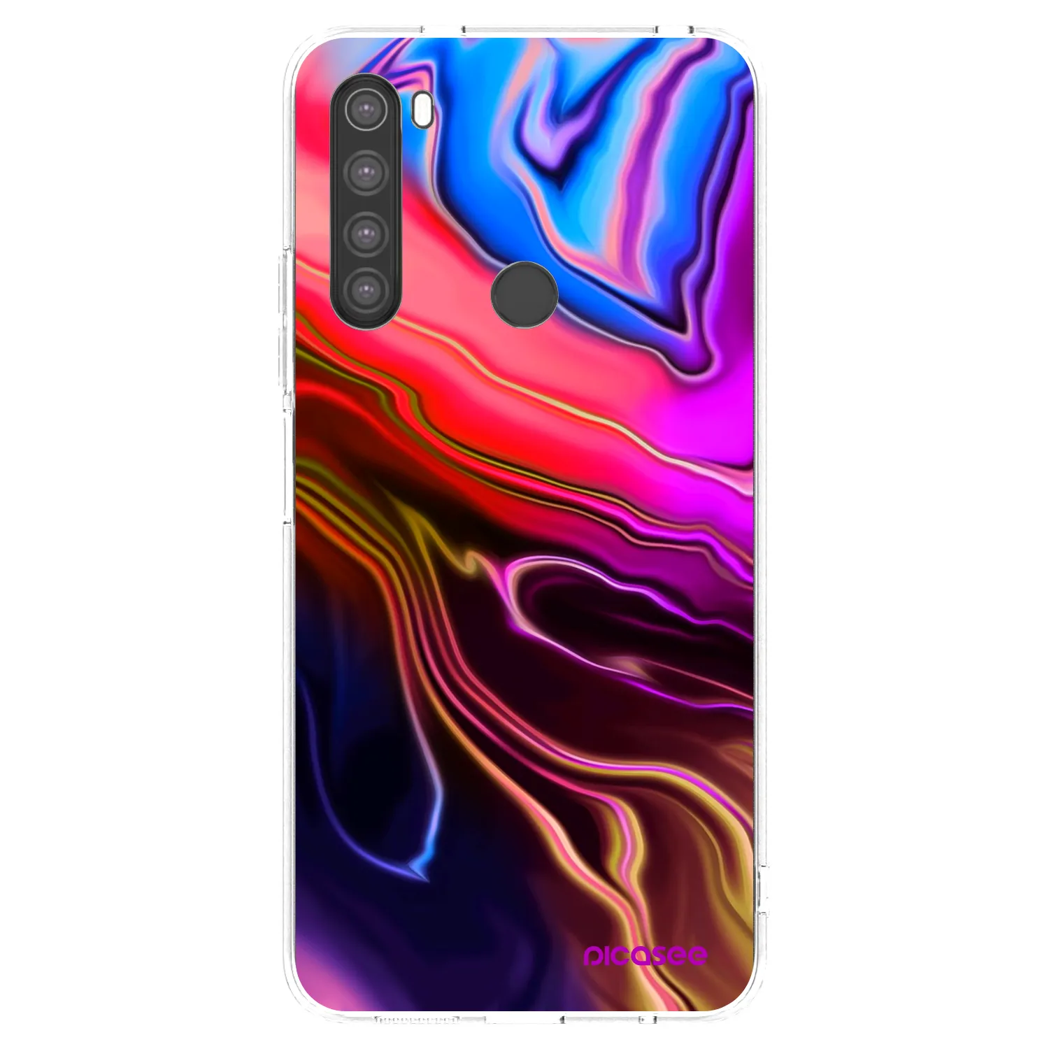 Picasee átlátszó szilikon tok az alábbi mobiltelefonokra Xiaomi Redmi Note 8 - Electric